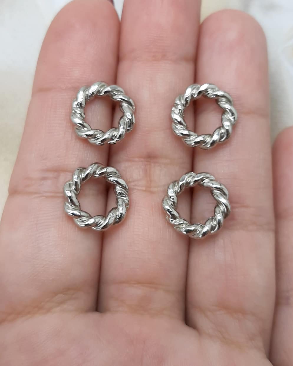 Пусети "Завиток" 12мм - Зображення 3